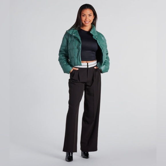 NWT Windsor Green Puffer Jacket - Picture 4 of 4